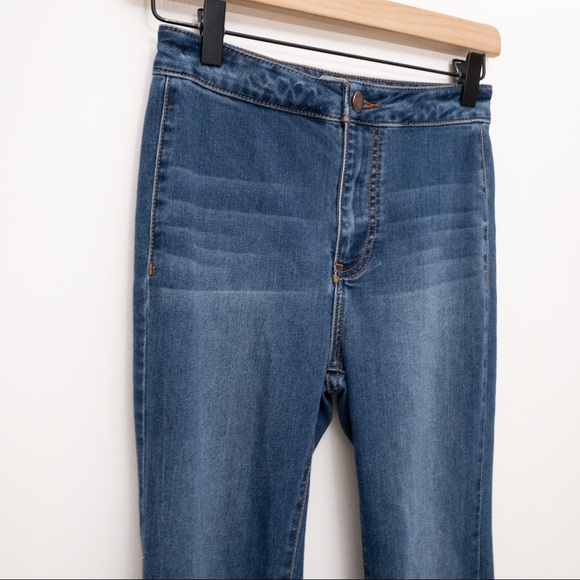 FREE PEOPLE Just Float On Flare Jeans Size 24 - Picture 5 of 11